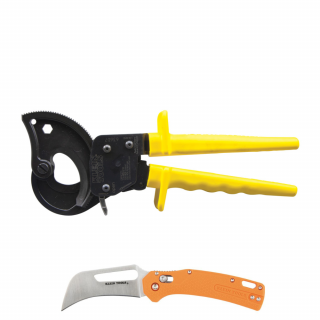 Klein Tools ACSR Cable Cutter with Free Skinning Knife